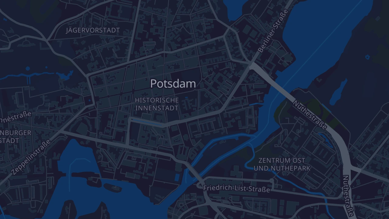 Karte von Potsdam