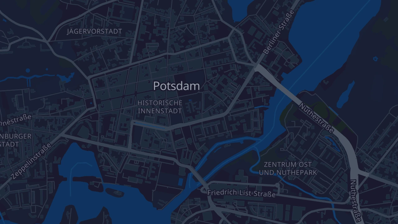 Karte von Potsdam
