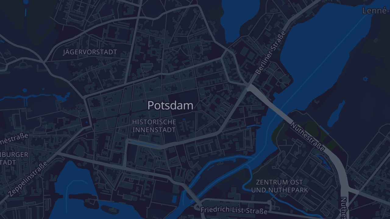 Karte von Potsdam