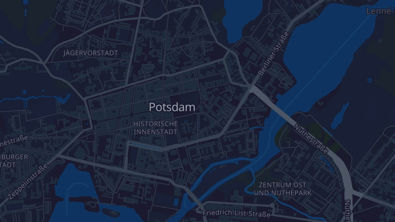Karte von Potsdam