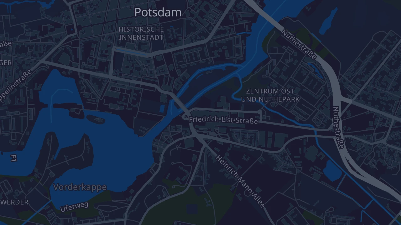 Karte von Potsdam