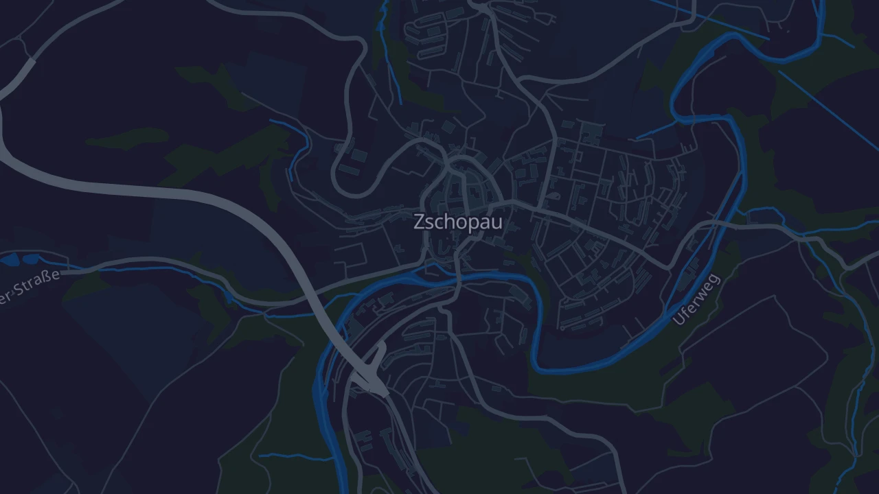 Karte von Zschopau