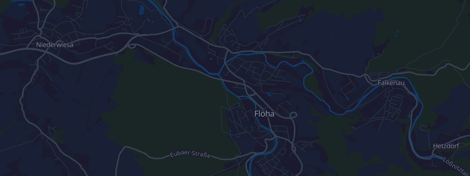 Karte von Flöha