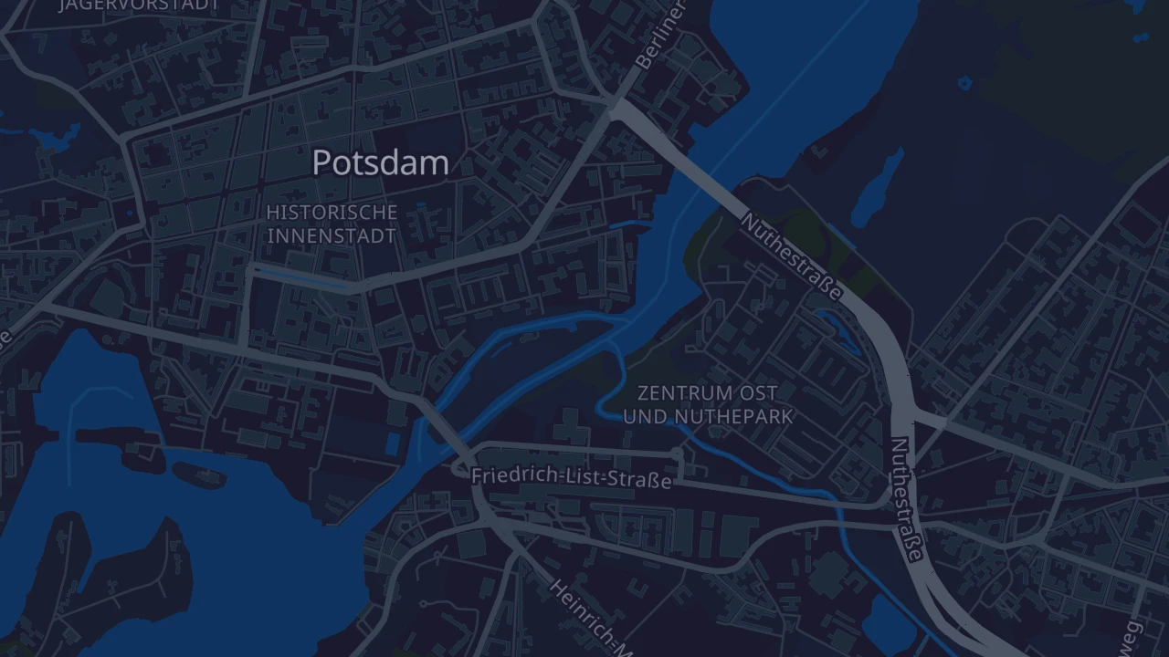Karte von Potsdam