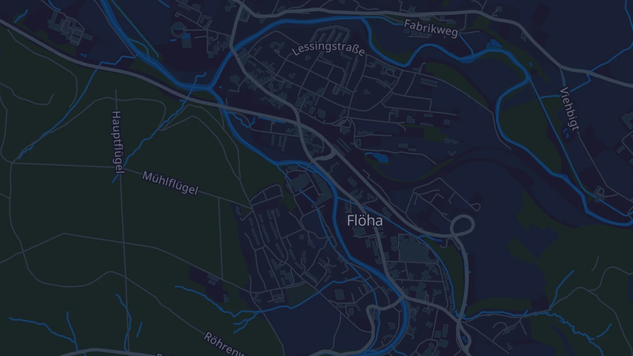 Karte von Flöha