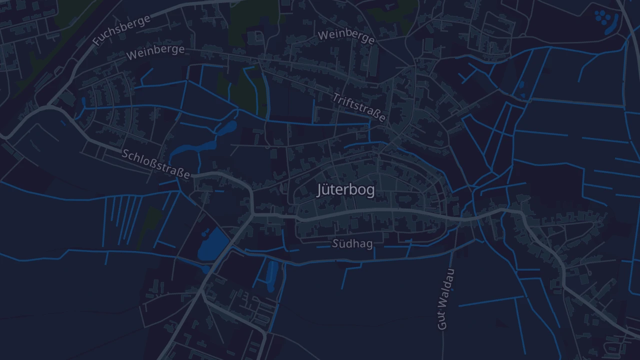 Karte von Jüterbog