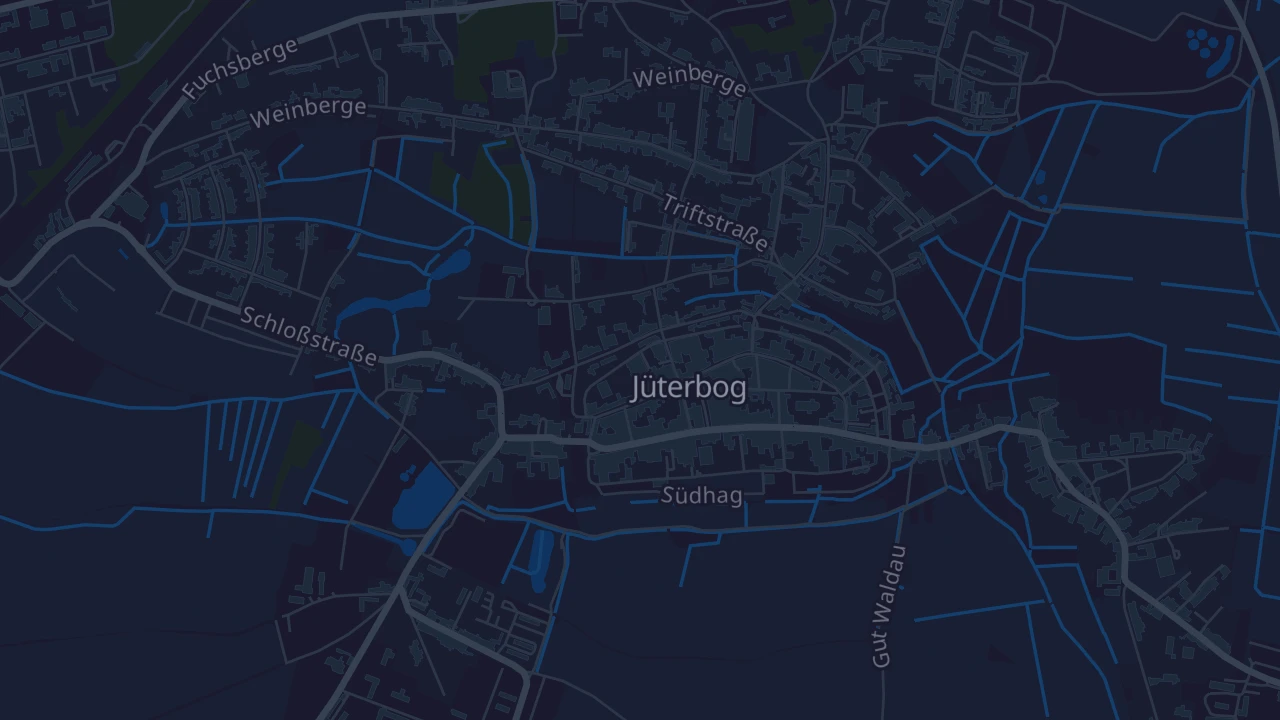 Karte von Jüterbog