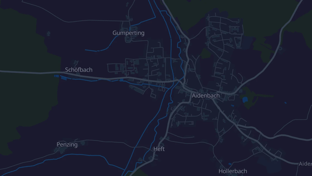 Karte von Aidenbach