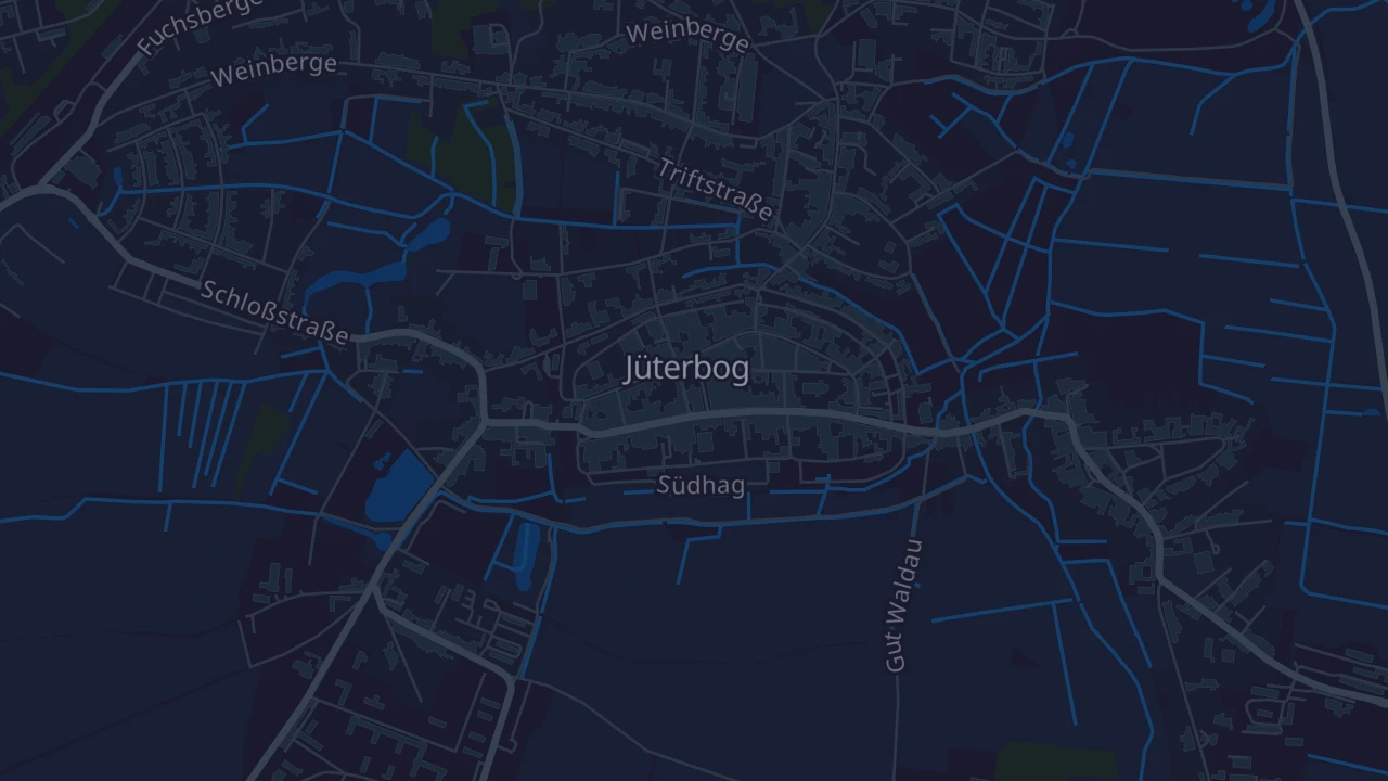 Karte von Jüterbog
