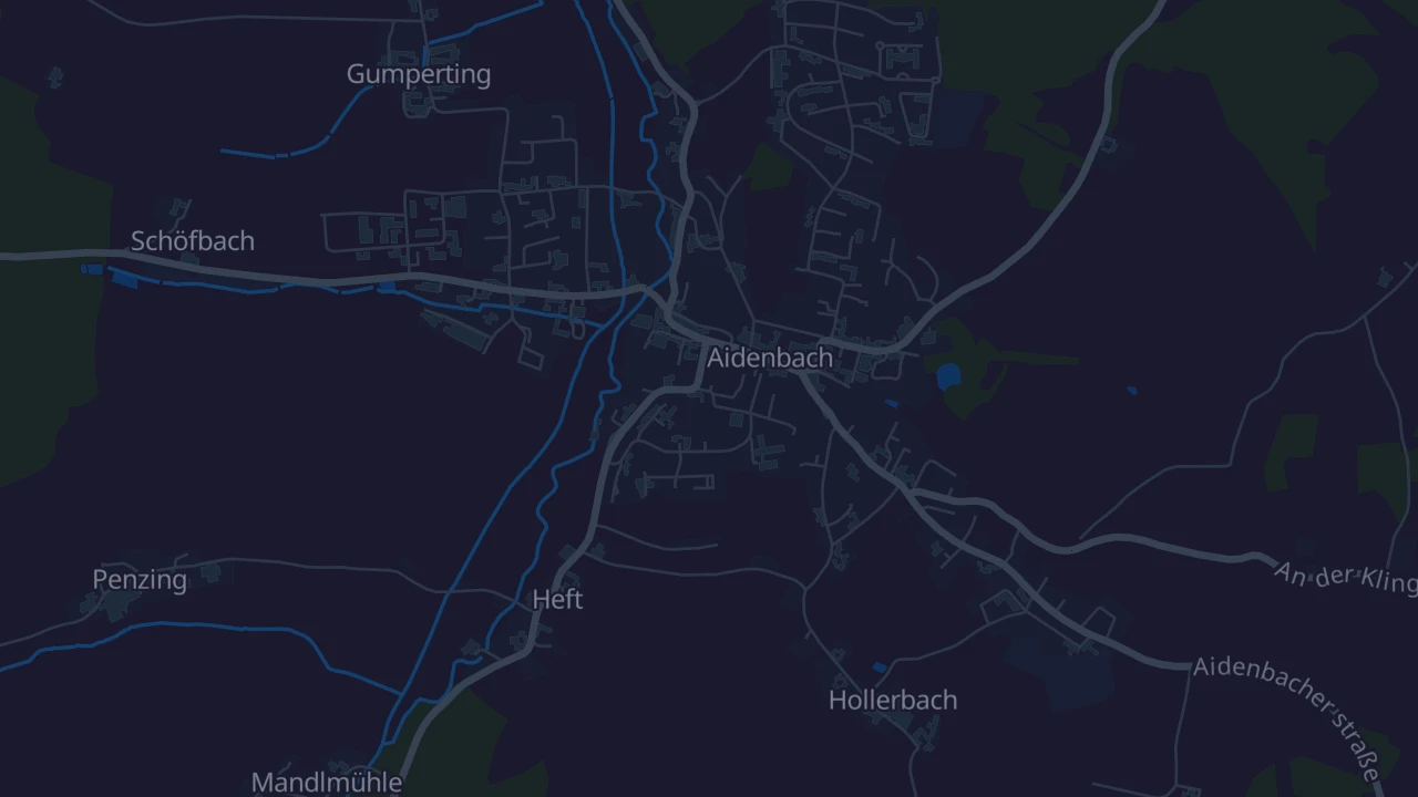 Karte von Aidenbach