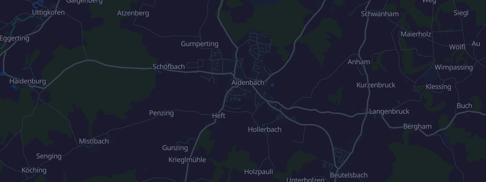 Karte von Aidenbach