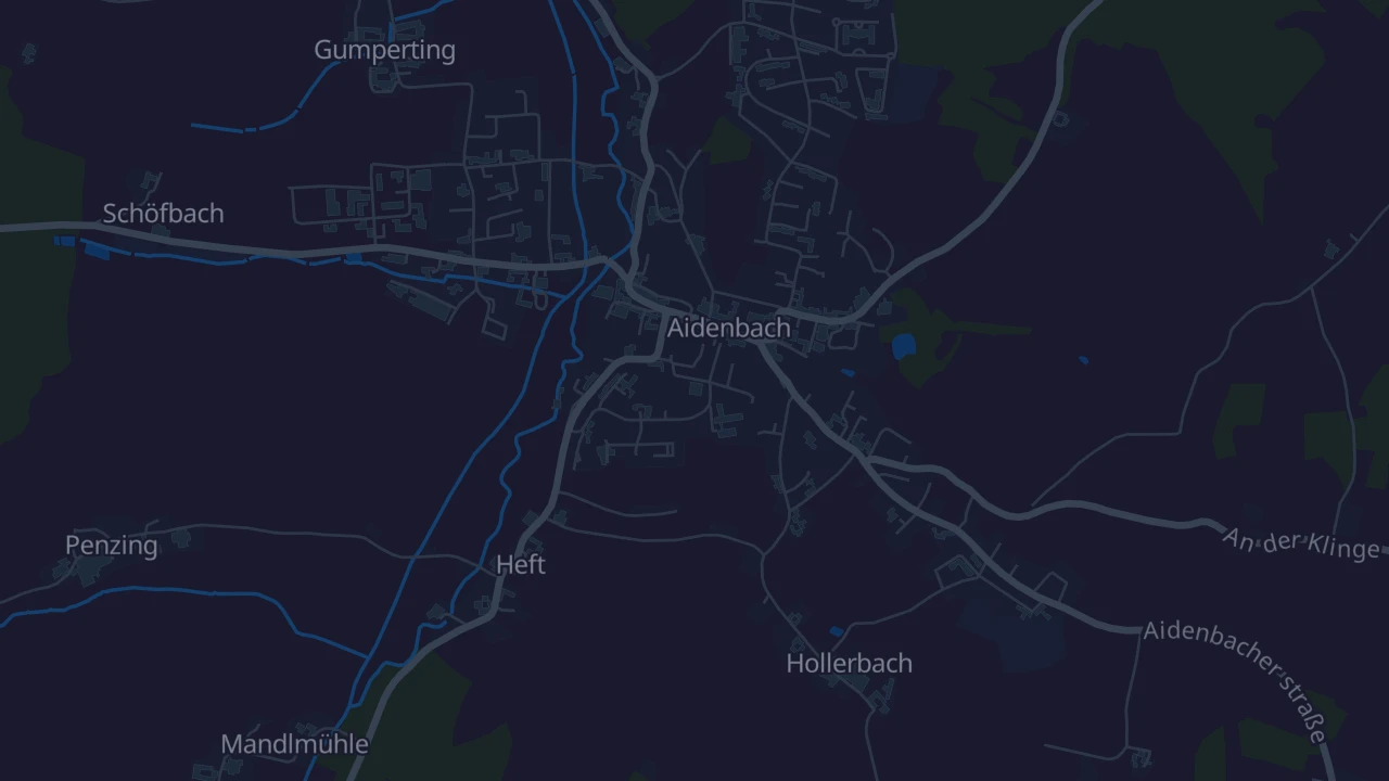 Karte von Aidenbach