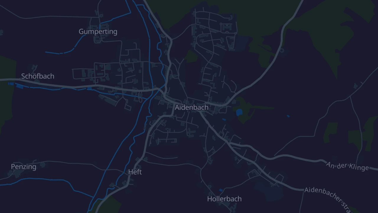 Karte von Aidenbach