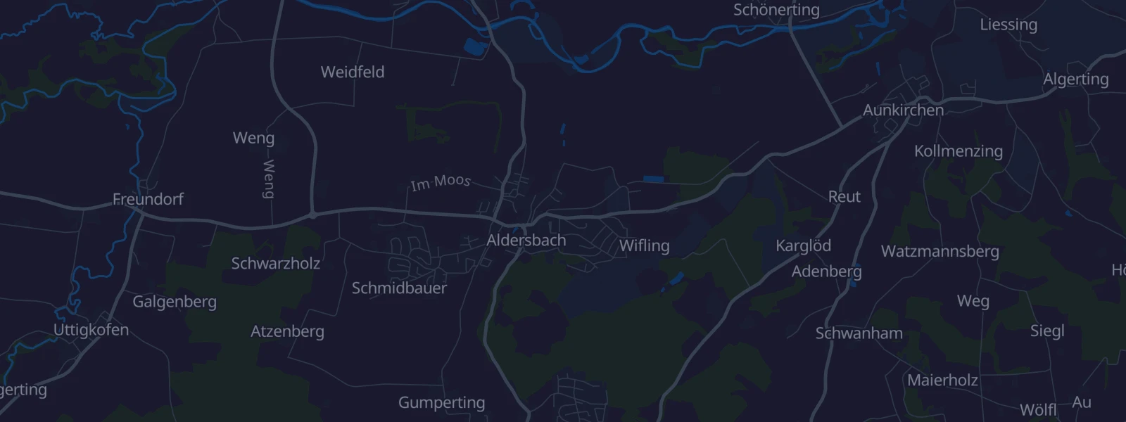 Karte von Aldersbach