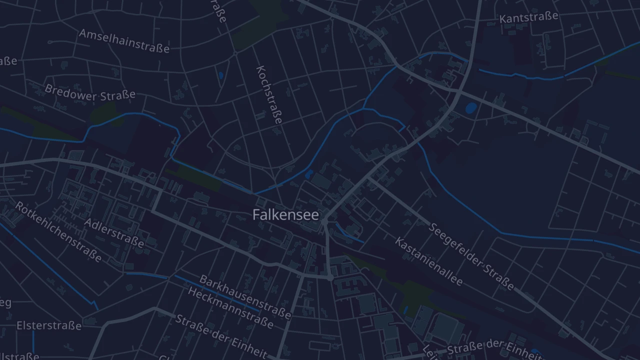 Karte von Falkensee