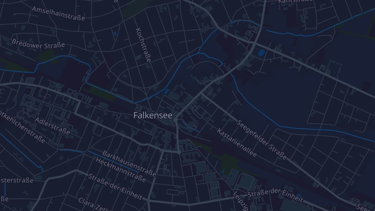 Karte von Falkensee