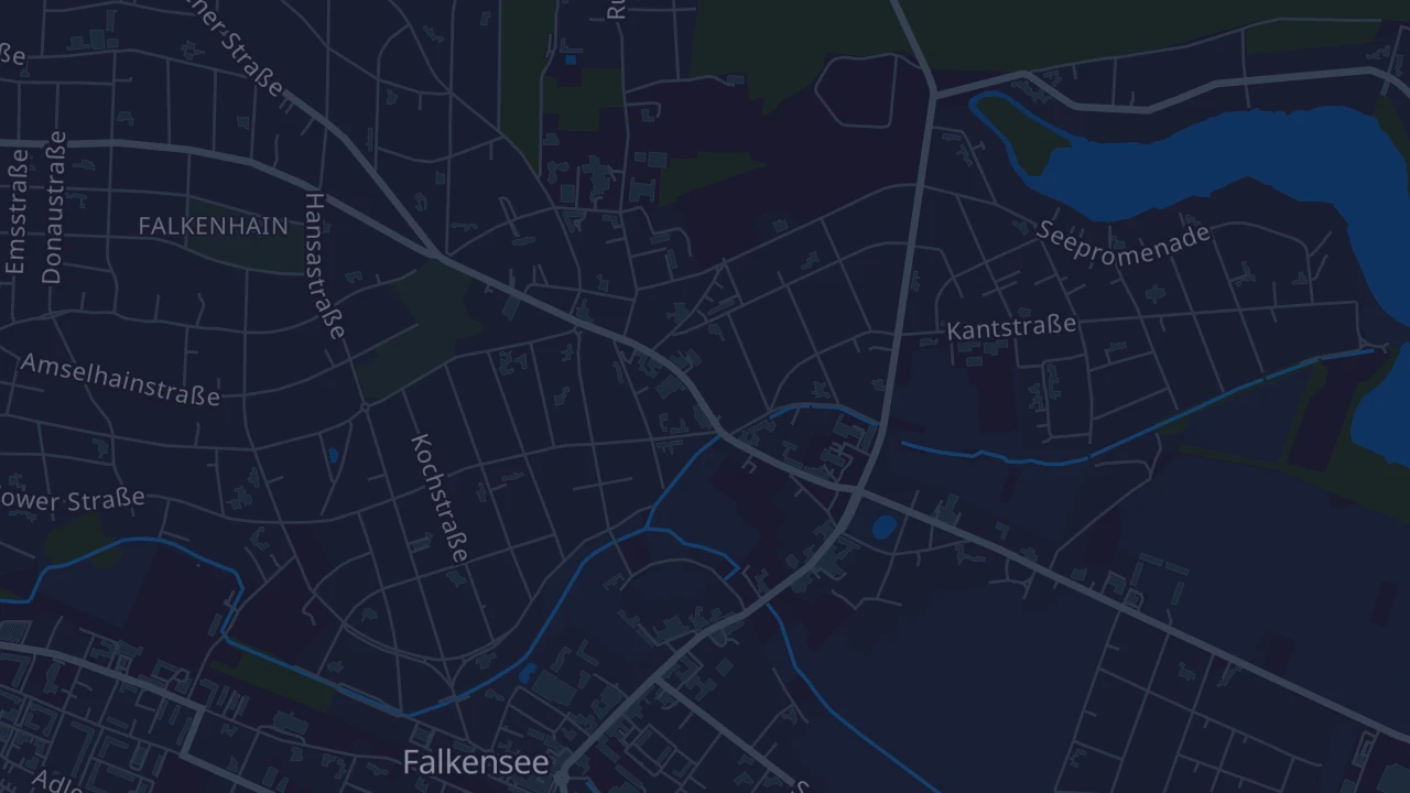 Karte von Falkensee