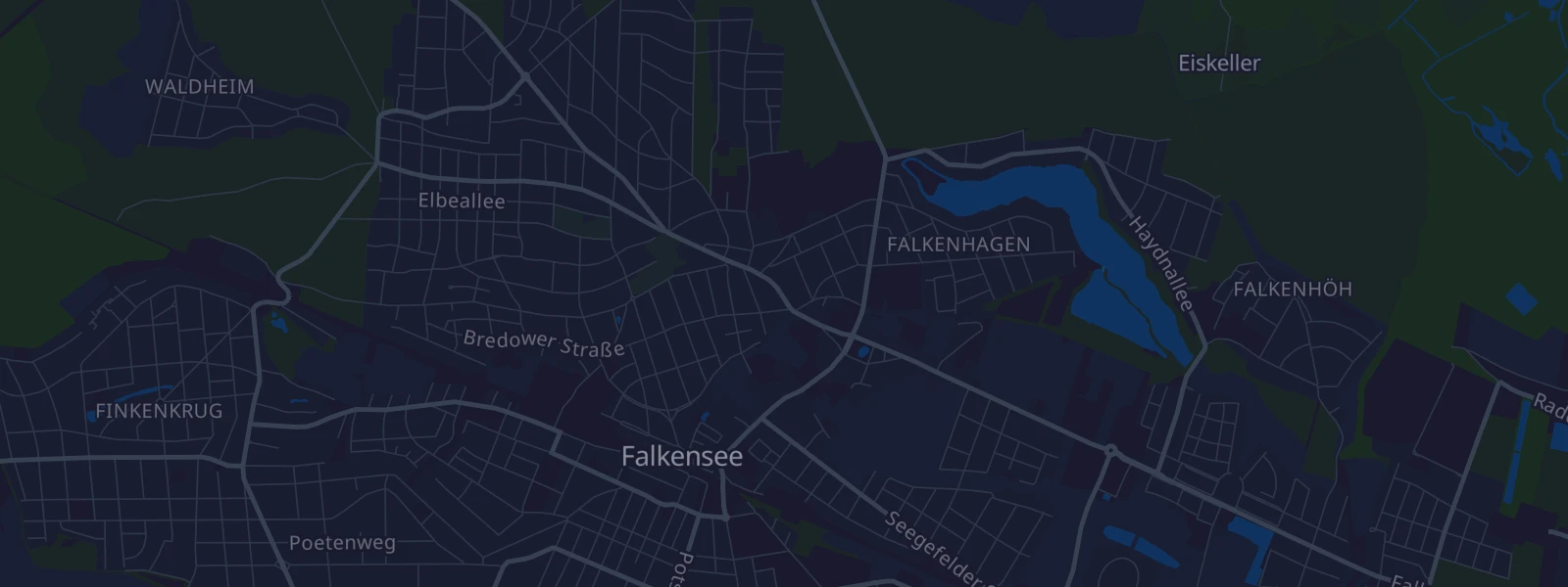 Karte von Falkensee