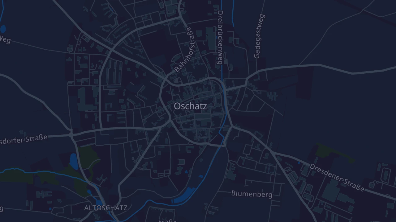 Karte von Oschatz