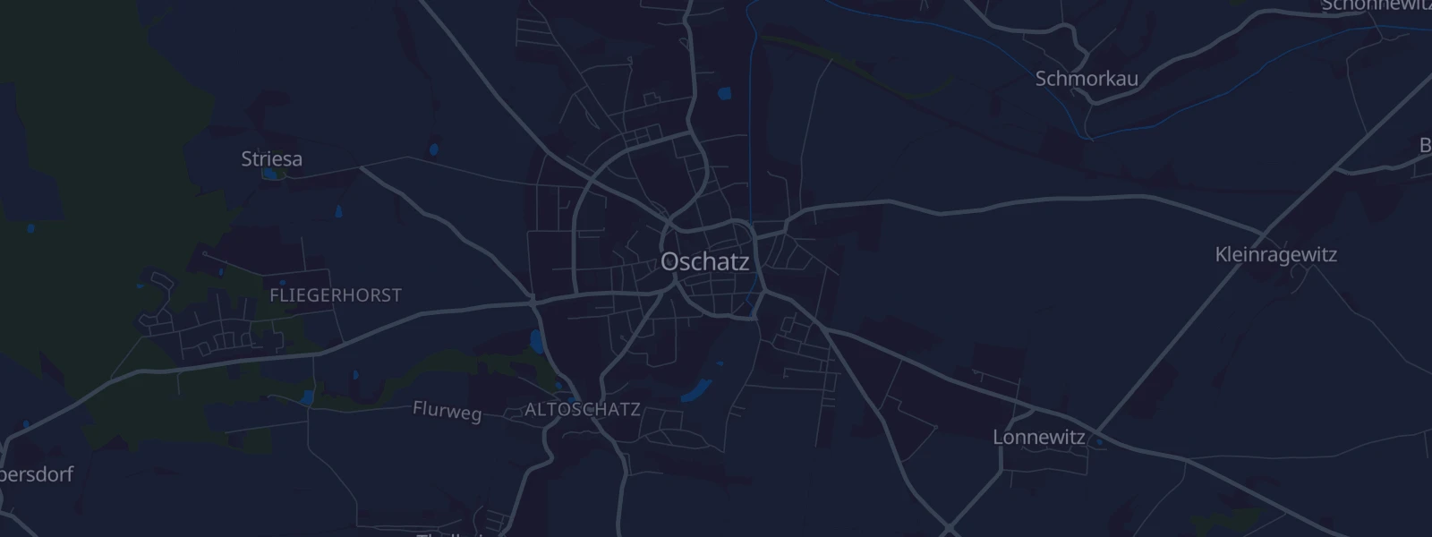 Karte von Oschatz