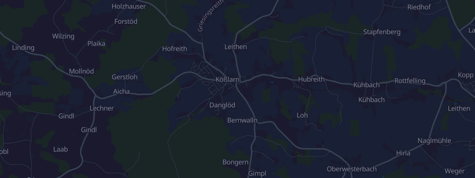 Karte von Kößlarn