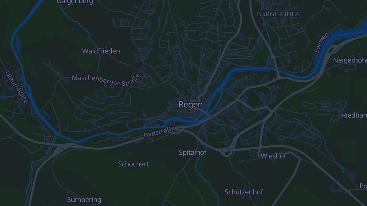 Karte von Regen