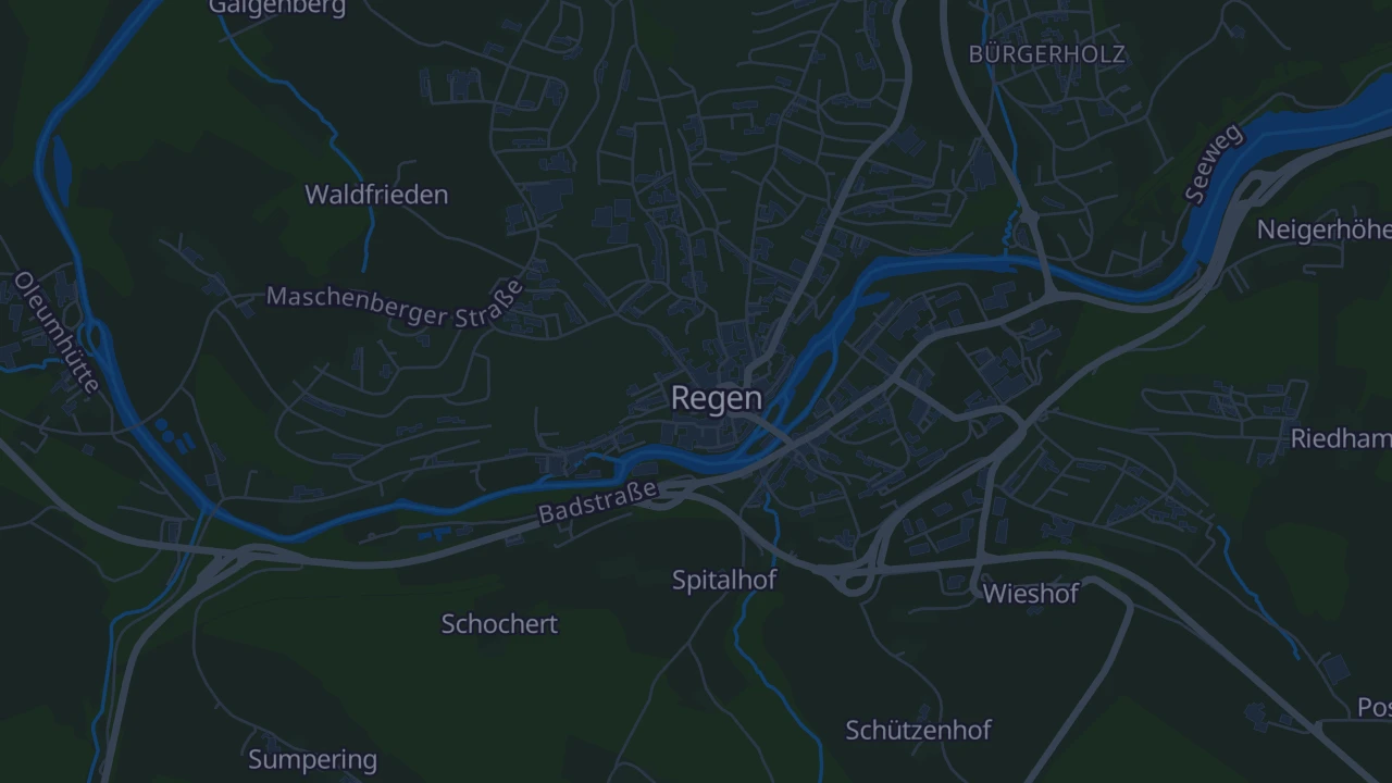 Karte von Regen