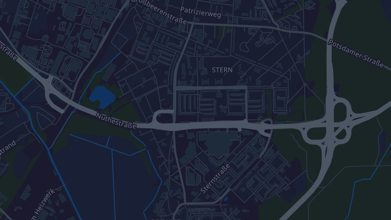 Karte von Potsdam