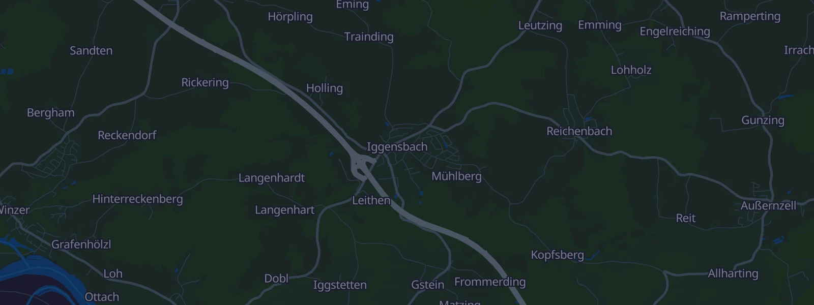 Karte von Iggensbach