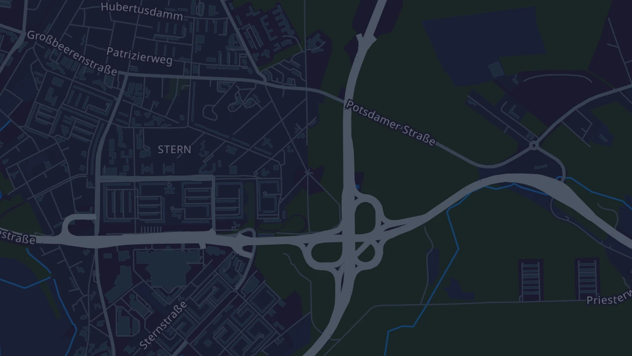 Karte von Potsdam