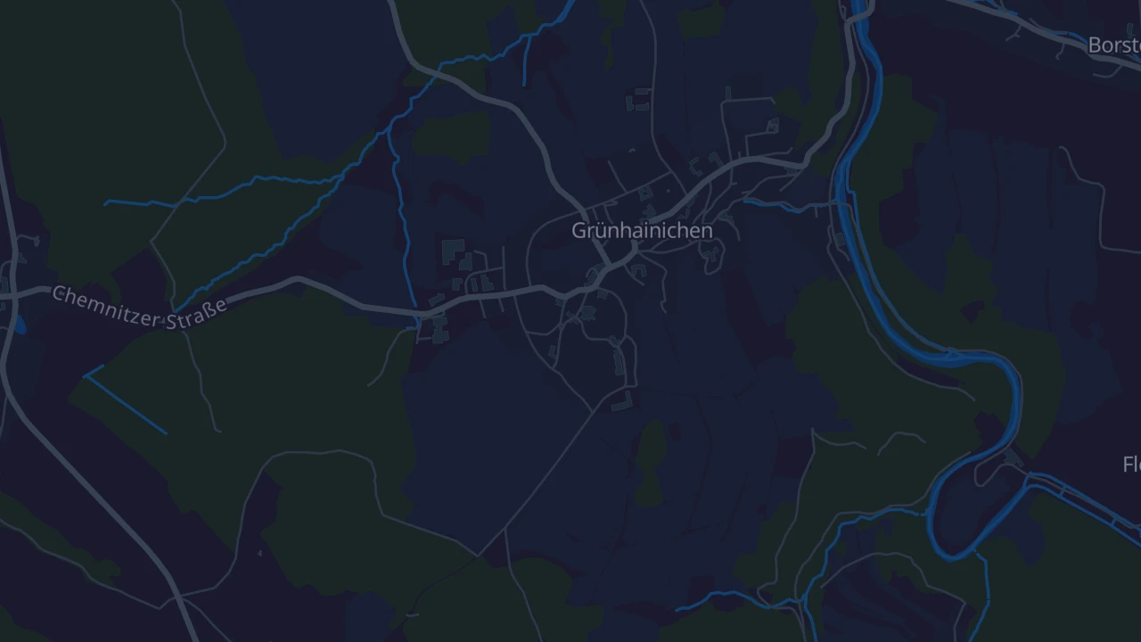 Karte von Grünhainichen