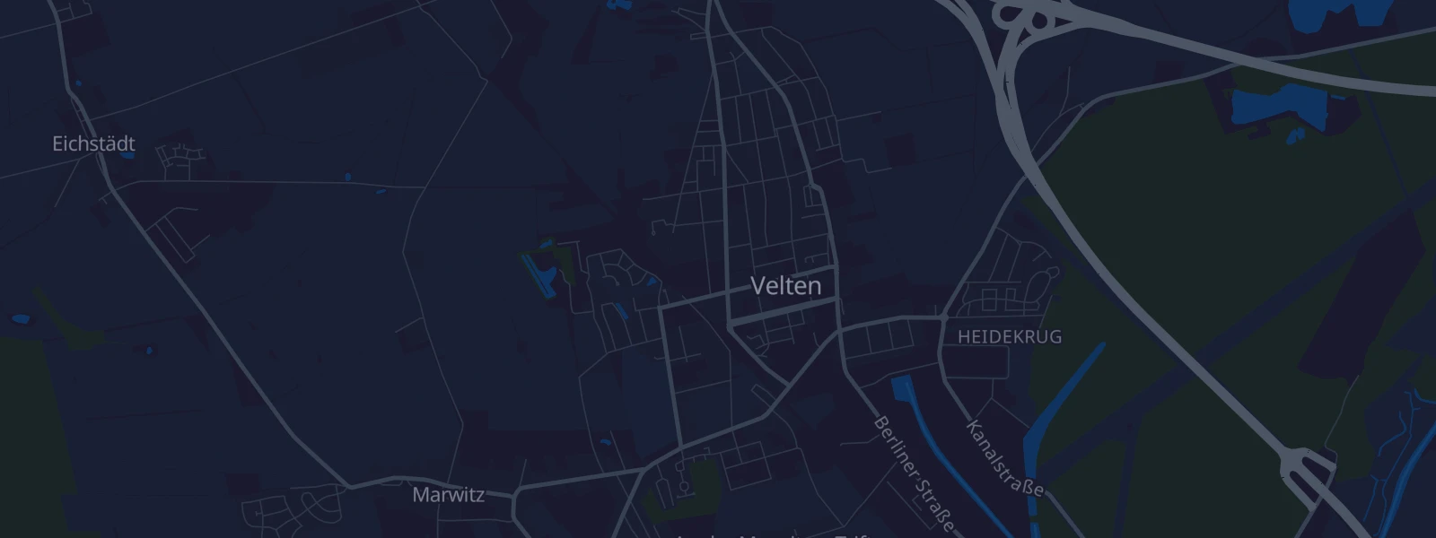 Karte von Velten
