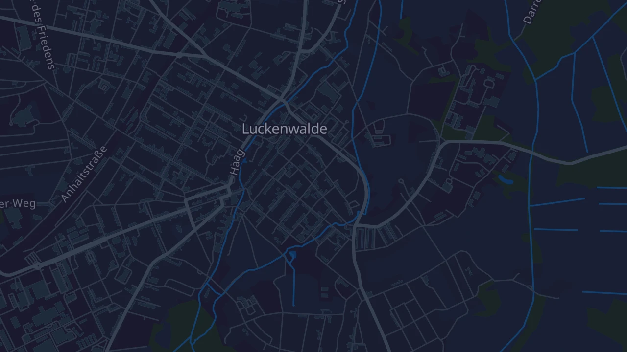Karte von Luckenwalde