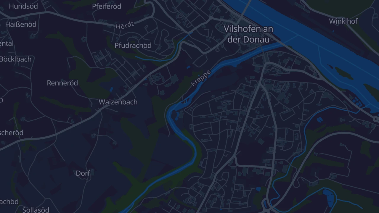 Karte von Vilshofen an der Donau