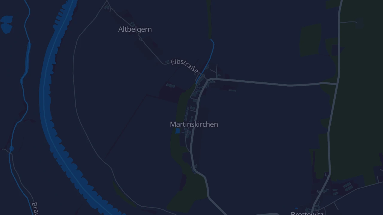 Karte von Mühlberg/Elbe