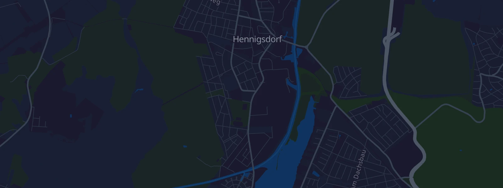 Karte von Hennigsdorf