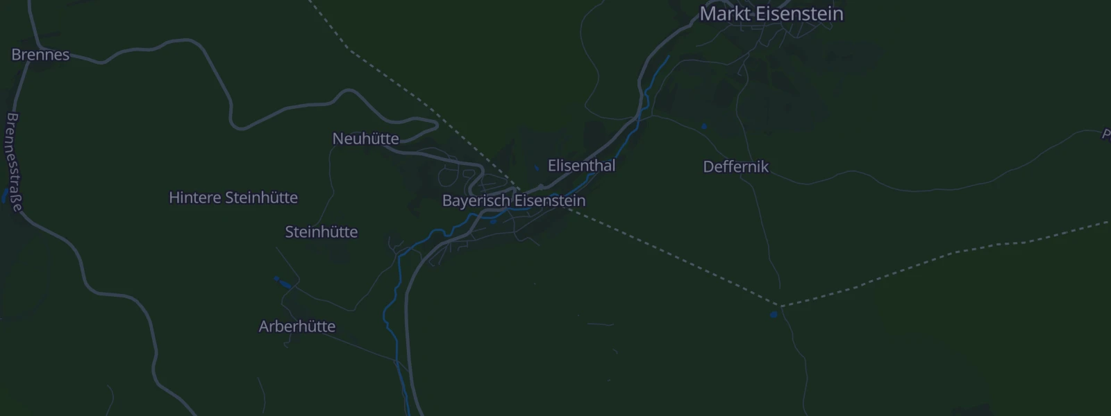 Karte von Bayerisch Eisenstein