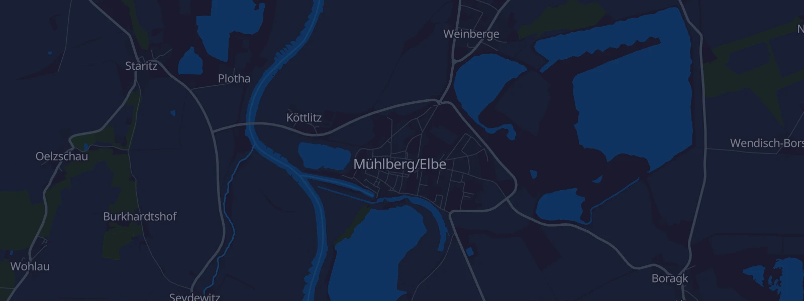 Karte von Mühlberg
