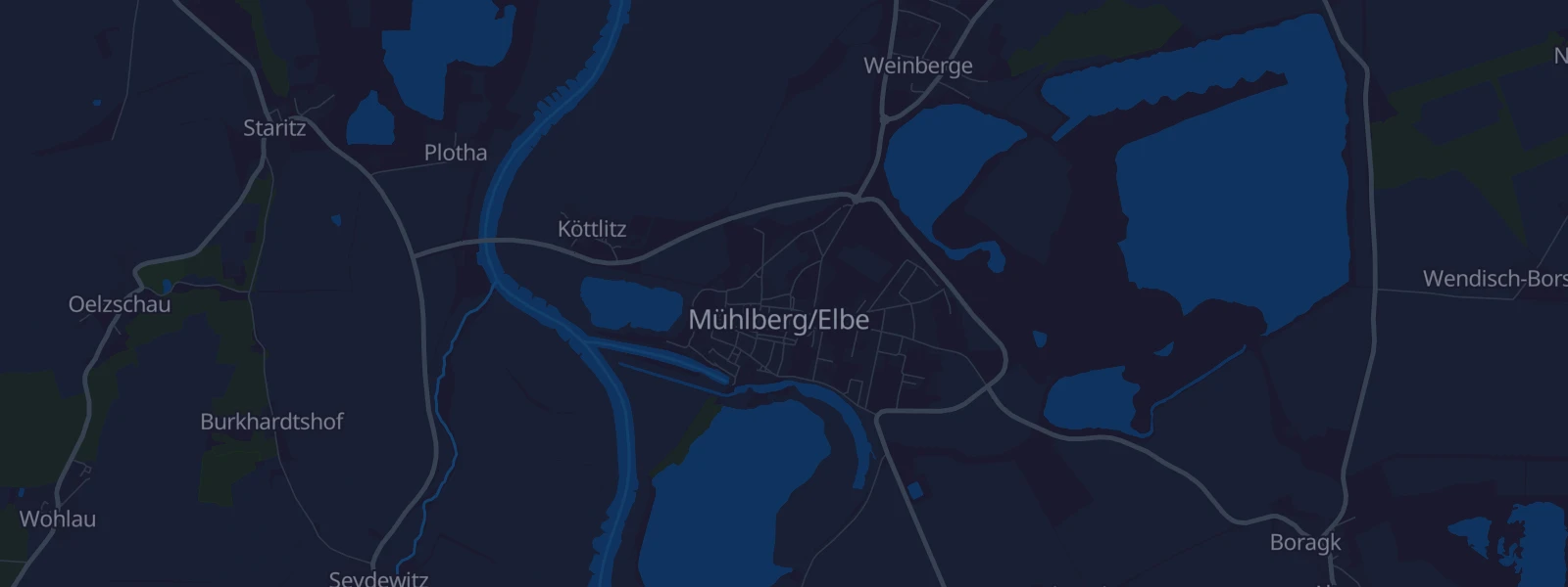 Karte von Mühlberg