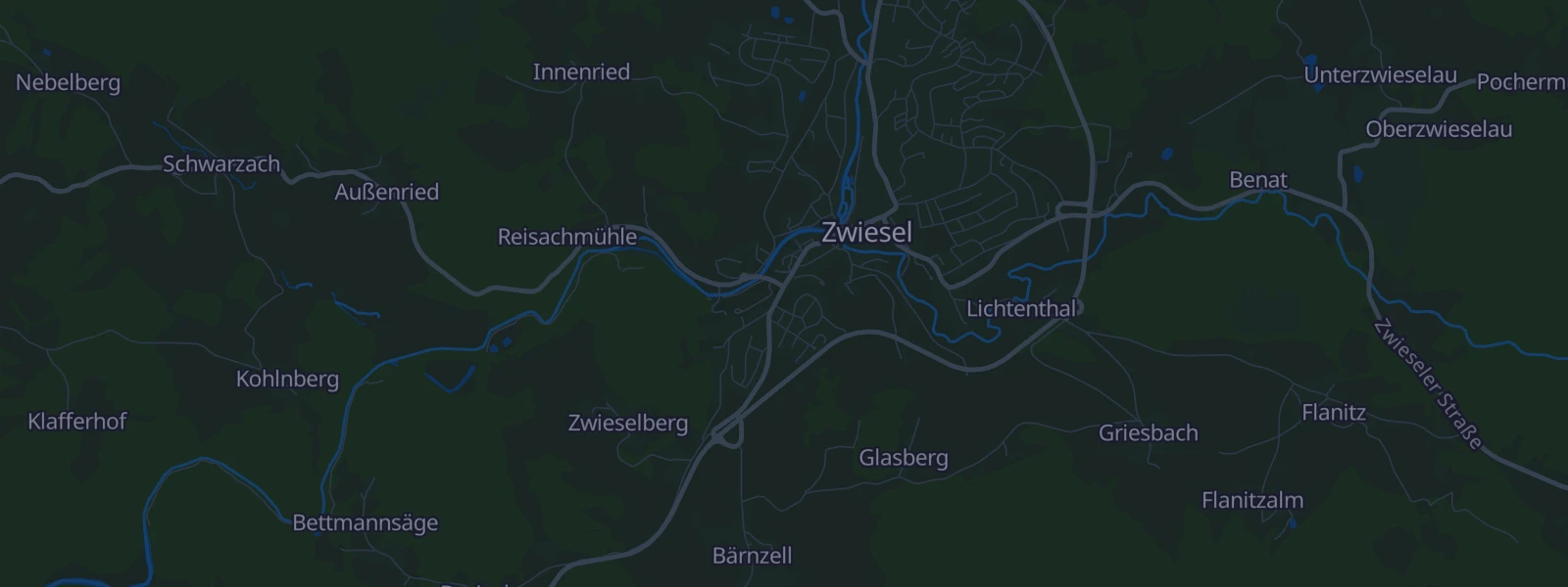 Karte von Zwiesel