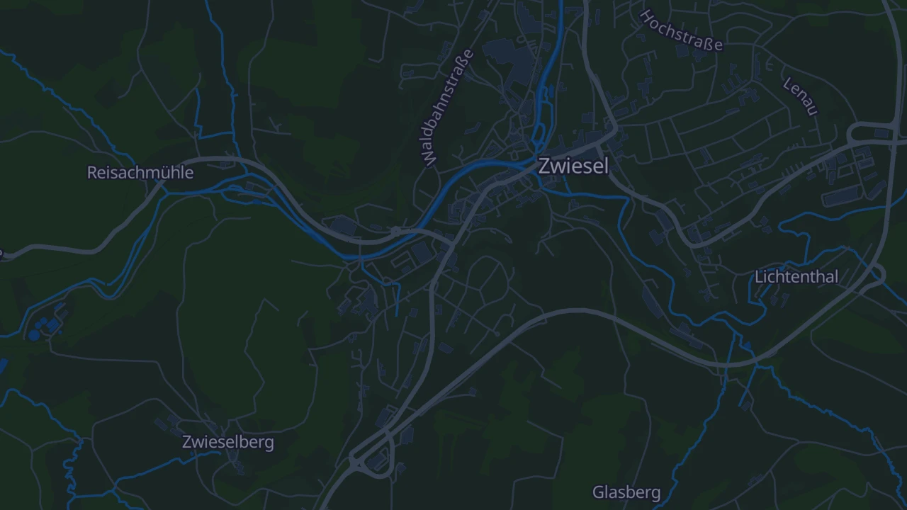 Karte von Zwiesel