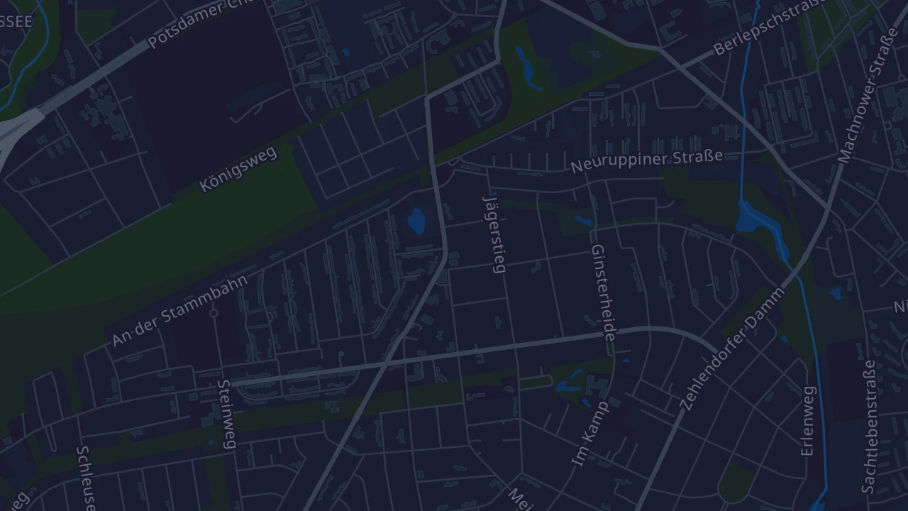 Karte von Kleinmachnow