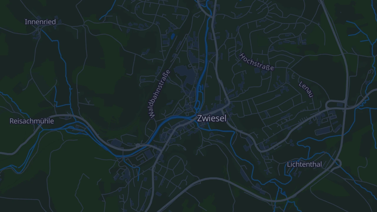 Karte von Zwiesel
