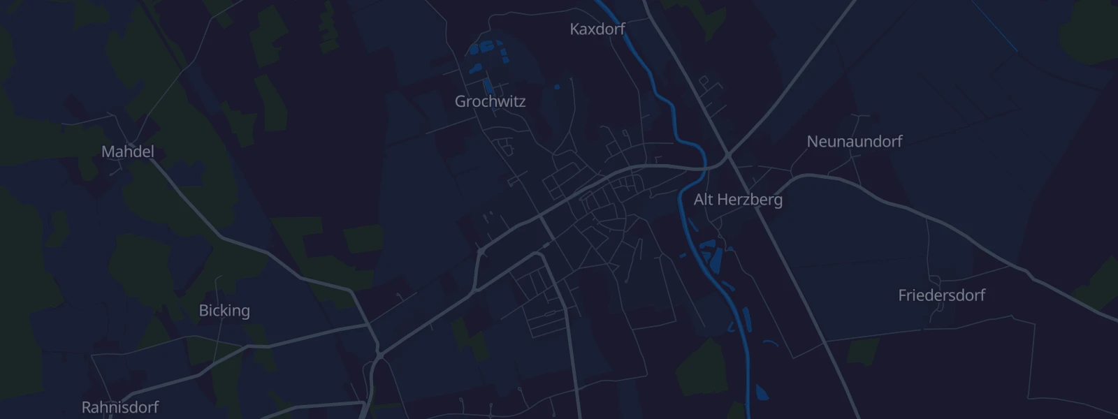 Karte von Herzberg (Elster)