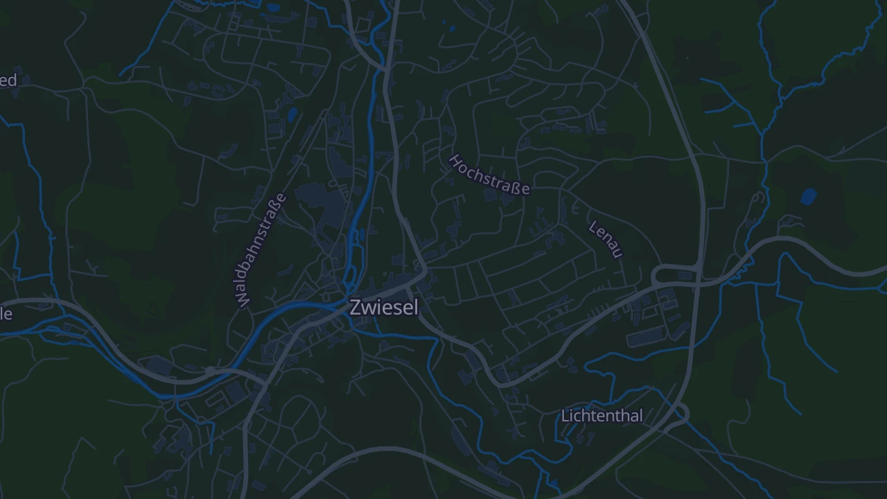 Karte von Zwiesel