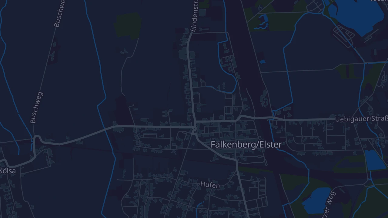 Karte von Falkenberg/Elster