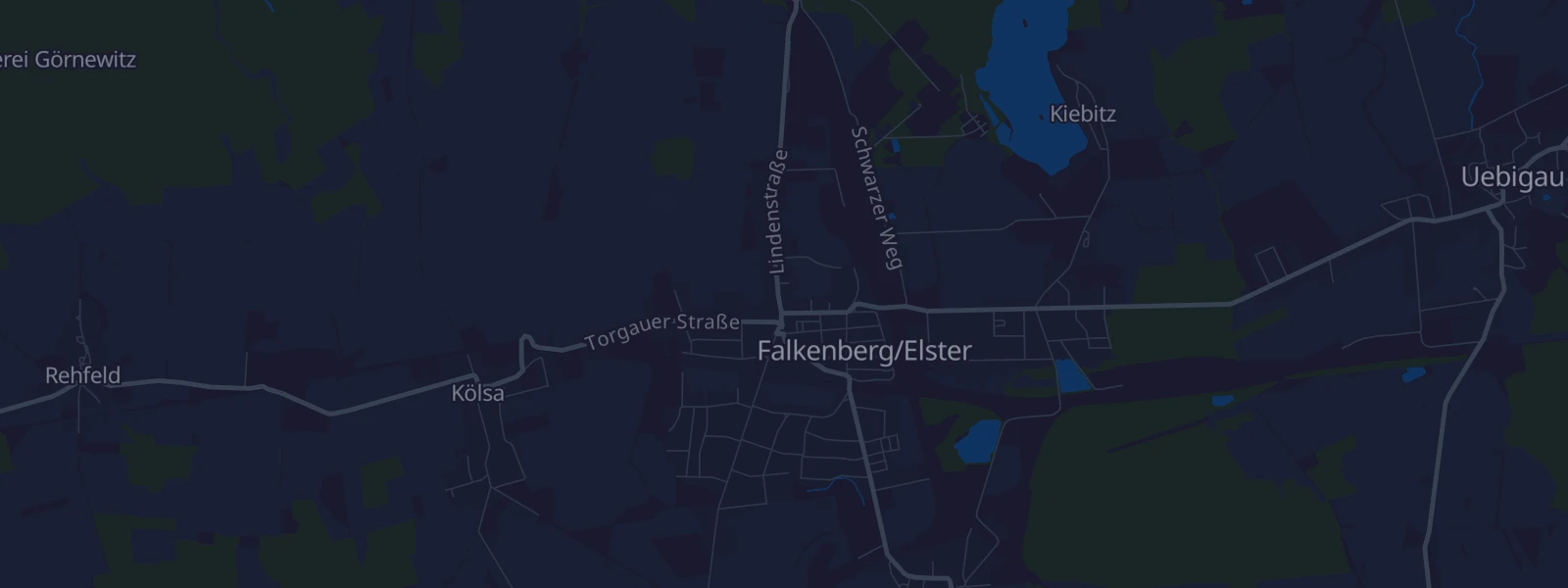 Karte von Falkenberg/Elster