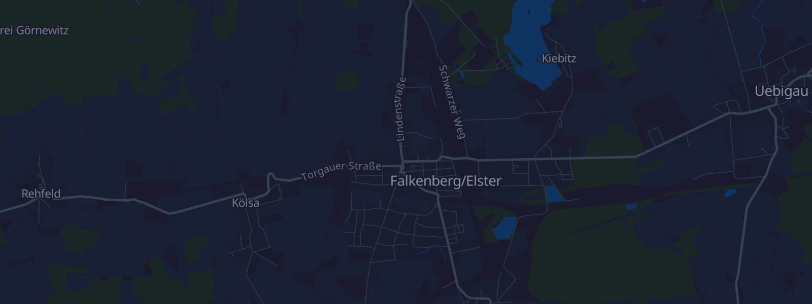 Karte von Falkenberg/Elster