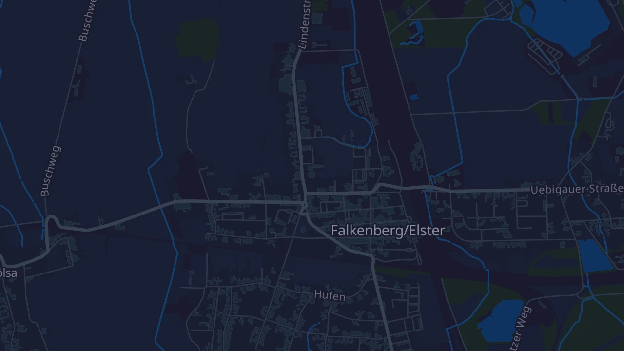 Karte von Falkenberg/Elster