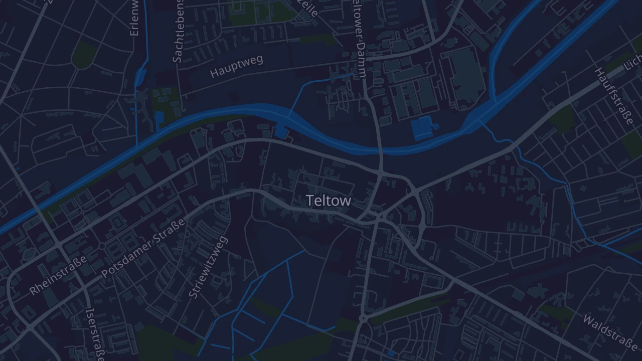 Karte von Teltow